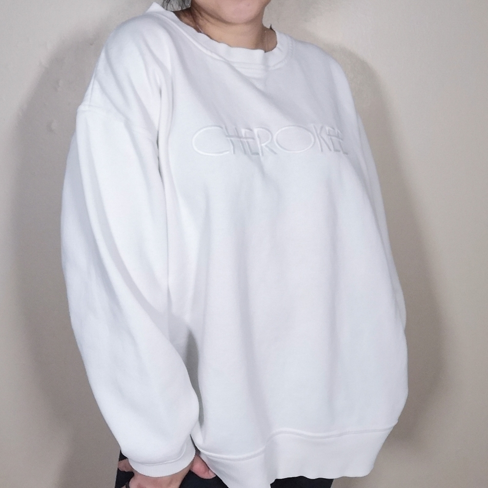 Cherokee Vintage White Sweater